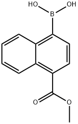 4-(Methoxycarbonyl)naphthalen-1-ylboronic acid Structure