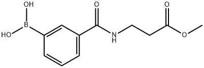 methyl 3-(3-boronobenzoylamino)propionate Struktur