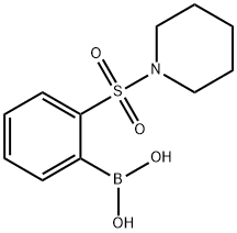 1-(2-Boronophenylsulfonyl)piperidine Struktur