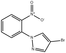 4-Bromo-1-(2-nitrophenyl)-1H-pyrazole Structure