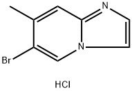6-BROMO-7-METHYLIMIDAZO[1,2-A]PYRIDINE, HCL, 957035-22-2, 结构式