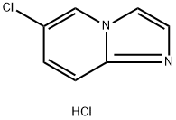 6-クロロイミダゾ[1,2-A]ピリジン塩酸塩 化学構造式