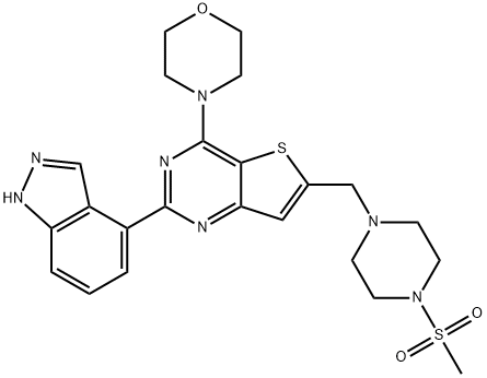 GDC-0941, 957054-30-7, 结构式