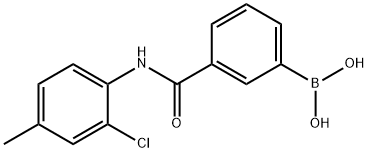 3-(2-Chloro-4-methylphenylcarbamoyl)phenylboronic acid Struktur