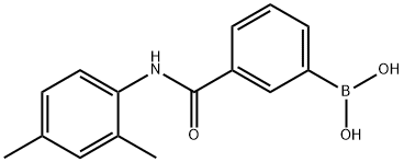 3-(2,4-二甲基苯基氨甲酰基)苯硼酸, 957060-98-9, 结构式