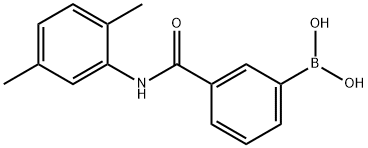 3-(2,5-二甲基苯基氨甲酰基)苯硼酸 结构式