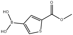 5-(Methoxycarbonyl)thiophen-3-ylboronic acid Struktur