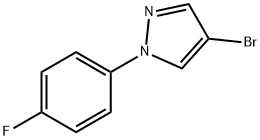 4-溴-1-(4-氟苯基)吡唑, 957062-56-5, 结构式
