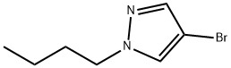 4-ブロモ-1-ブチル-1H-ピラゾール 化学構造式