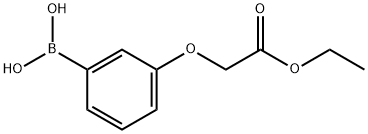 (3-(2-エトキシ-2-オキソエトキシ)フェニル)ボロン酸 化学構造式