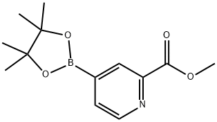 2-(Methoxycarbonyl)-4-pyridineboronic acid, pinacol ester Struktur