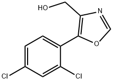 5-(2,4-Dichlorophenyl)-4-hydroxymethyloxazole Struktur