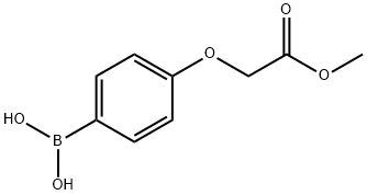 Methyl 2-(4-boronophenoxy)acetate Structure