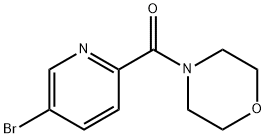 (5-Bromopyridin-2-ylcarbonyl)morpholine Struktur