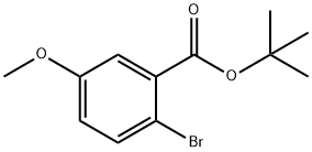 TERT-BUTYL 2-BROMO-5-METHOXYBENZOATE,957063-12-6,结构式