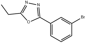 2-(3-Bromophenyl)-5-ethyl-1,3,4-oxadiazole price.