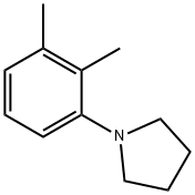 1-(2,3-ジメチルフェニル)ピロリジン 化学構造式