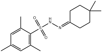 N-(4,4-DIMETHYLCYCLOHEXYLIDENE)-2,4,6-TRIMETHYLBENZENESULFONOHYDRAZIDE 结构式