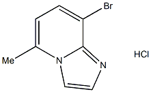 8-Bromo-5-methylimidazo[1,2-a]pyridine, HCl Struktur