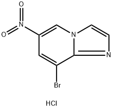 8-BROMO-6-NITROIMIDAZO[1,2-A]PYRIDINE, HCL 结构式