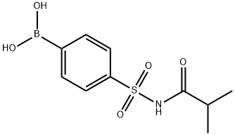 4-N-isobutyrylsulfamoylphenylboronic acid Struktur