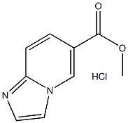 Methyl imidazo[1,2-a]pyridine-6-carboxylate, HCl Structure
