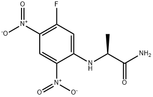 N-A-(2,4-二硝基-5-氟苯基)-L-丙氨酸,95713-52-3,结构式