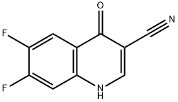 6,7-二氟-4-氧代-1,4-二氢喹啉-3-甲腈,957137-97-2,结构式