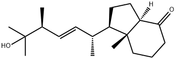 (1R,3aR,7aR)-1-((2R,5S,E)-6-hydroxy-5,6-diMethylhept-3-en-2-yl)-7a-Methylhexahydro-1H-inden-4(2H)-one 化学構造式