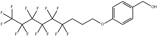 4-(4,4,5,5,6,6,7,7,8,8,9,9,9-十三氟壬基氧)苄醇,957206-65-4,结构式