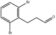 2,6-二溴-苯丙醛 结构式