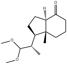 (1R,3aR,7aR)-1-[(1S)-2,2-DiMethoxy-1-Methylethyl]octahydro-7a-Methyl-4H-inden-4-one|(1R,3aR,7aR)-1-[(1S)-2,2-DiMethoxy-1-Methylethyl]octahydro-7a-Methyl-4H-inden-4-one