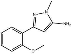 3-(2-Methoxyphenyl)-1-methyl-1H-pyrazol-5-amine Structure