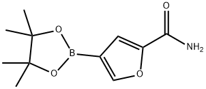 2-CarbaMoylfuran-4-boronic acid pinacol ester, 96% Struktur