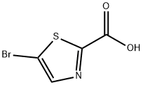 5-BROMOTHIAZOLE-2-CARBOXYLIC ACID 化学構造式