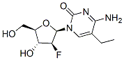 4-amino-5-ethyl-1-[(2R,3S,4R,5R)-3-fluoro-4-hydroxy-5-(hydroxymethyl)oxolan-2-yl]pyrimidin-2-one 结构式