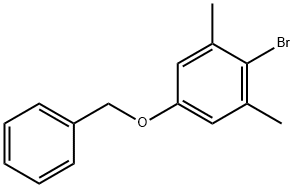 (4-BROMO-3,5-DIMETHYL)PHENYL BENZYL ETHER 化学構造式