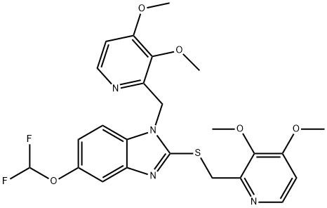 泮托拉唑杂质 结构式