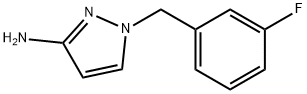 1-(3-fluorobenzyl)-1H-pyrazol-3-amine(SALTDATA: FREE) Struktur