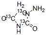 1-アミノ-2,4-イミダゾリジンジオン-13C3AHD-13C3 化学構造式