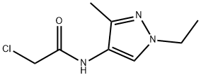 2-chloro-N-(1-ethyl-3-methyl-1H-pyrazol-4-yl)acetamide(SALTDATA: FREE) Struktur