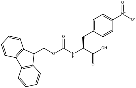 Fmoc-4-nitro-L-phenylalanine Struktur