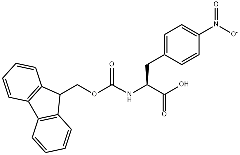 Fmoc-4-nitro-L-phenylalanine Structure