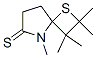 1-Thia-5-azaspiro[3.4]octane-6-thione,  2,2,3,3,5-pentamethyl- Structure