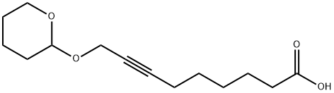 9-(Tetrahydro-2H-pyran-2-yloxy)-7-nonynoic  acid Structure