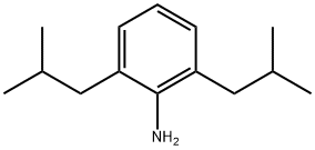 2,6-ジイソブチルアニリン 化学構造式