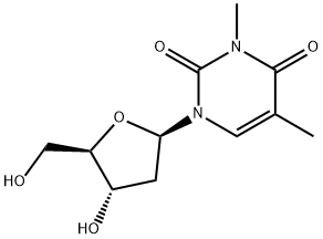 3-METHYLTHYMIDINE Structure