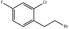 1-(2-bromoethyl)-2-chloro-4-fluorobenzene,958027-89-9,结构式
