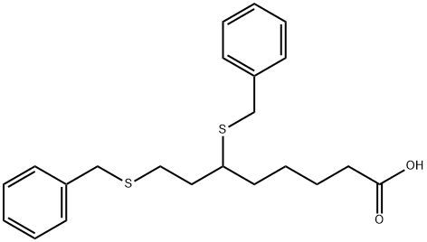 6,8-双(苄硫基)辛酸,95809-78-2,结构式