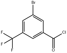 3-Bromo-5-(trifluoromethyl)benzoyl chloride 化学構造式